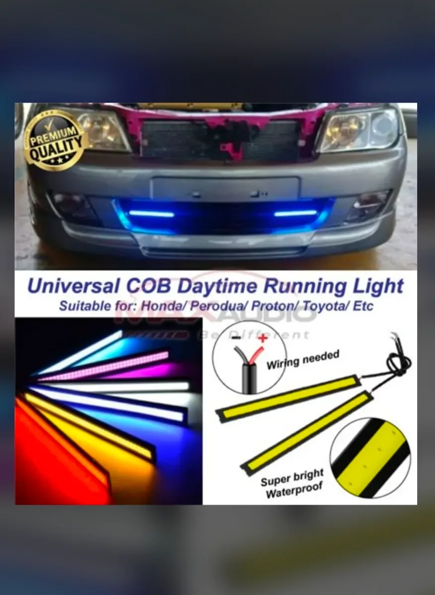 17cm COB LED Daytime Running Lights (Pair)